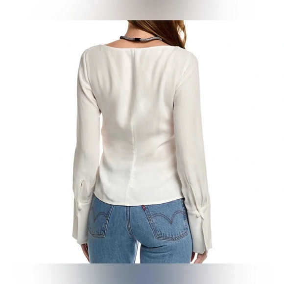 A.L.C. Skylar embellished neck-strap blouse (Does not include the necklace) - Picture 3 of 12